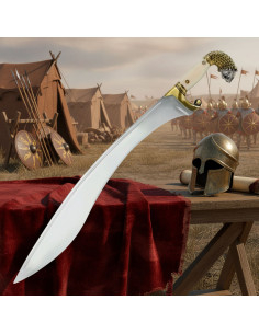 Espada de combate Alejandro Magno (falcata)