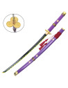 Dekoratives inoffizielles handgefertigtes Enma-Morada-Katana von Zoro - One Piece