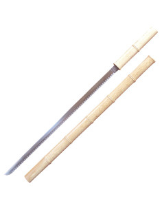 Decoratieve katana model schede ontwerp van bamboe
