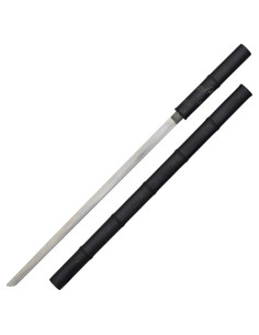 Katana decorativa modelo vaina diseño bambú negro
