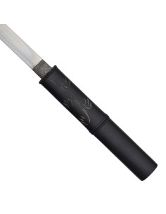Katana decorativa modelo vaina diseño bambú negro 2