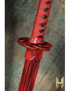 Katana Ryugan voor LARP model Ruby 2