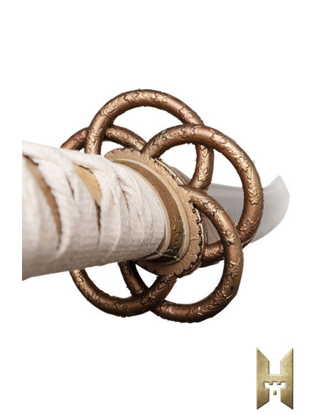 Katana Ryugan voor LARP model Noble