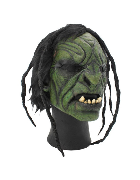 Orc maske med hår