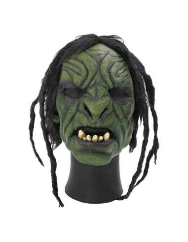 Orc maske med hår