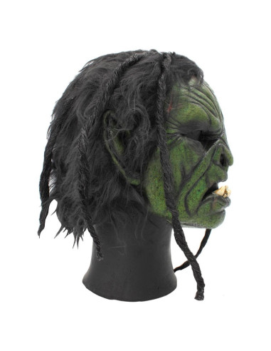 Orc maske med hår