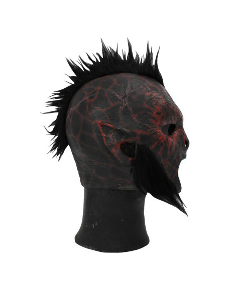 Vleselijk Orc-masker met haar