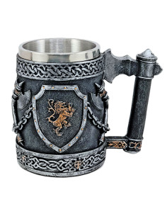 Mittelalterliche ornamentale Tasse aus Resinendesign mit... 2