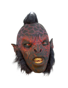 Máscara Orco Carnal con pelo