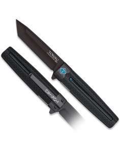 Navaja de campo modelo Tokisu D2 hoja tanto, color negro