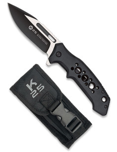 Taktisk kniv K25 med sort aluminiumhåndtag