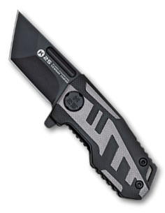 Taktisk kniv K25 med sort-gråt skaft
