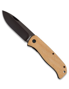 Albainox veldmes met zwartgebladde blad (8,5 cm.)