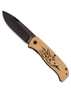 Albainox feltkniv med sorteret stålblad model Hjort (8,5...