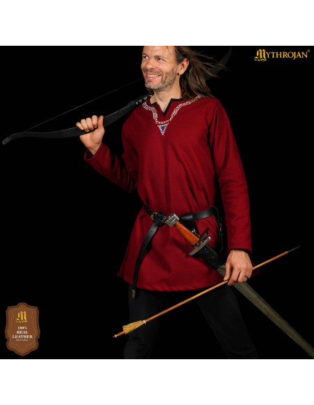 Grote verstelbare zwarte leren...