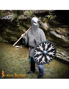 Casco vikingo con visera y cota de malla (Gauge 16) 2