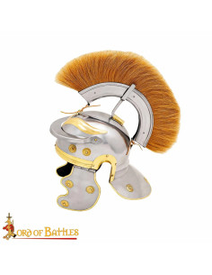 Casco de Centurión Romano con cresta amarilla 2