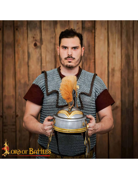 Casco de Centurión Romano con cresta...
