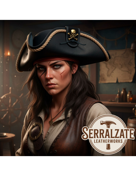 Sombrero pirata artesanal del Capitán...