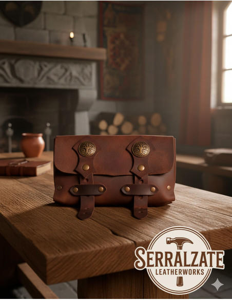 Bolso medieval árbol de la vida con... Bolso medieval árbol de la vida con...