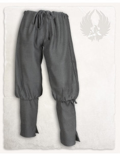 Mittelalterliche Hose im Ketill-Grau-Modell, Spickelmuster