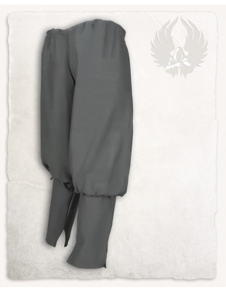 Pantalón medieval modelo Ketill gris,...