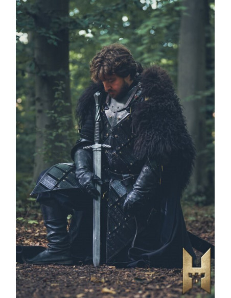 Imperiumssabel kort, stålfinish til...