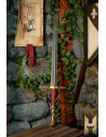 Imperiale korte zwaard met gouden afwerking voor LARP (102 cm.)