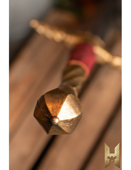 Espada Imperial corta acabado dorado...