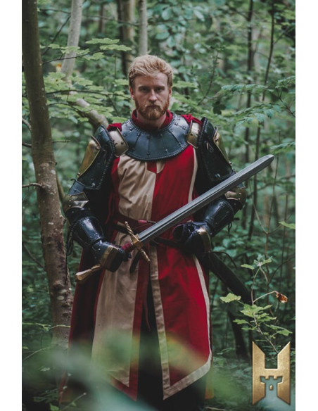 Espada Imperial corta acabado dorado...