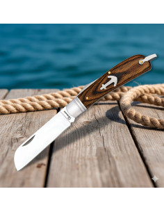 Albainox zakmes met anker en papegaaienbek (17,8 cm.)