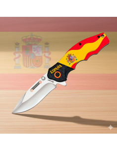 Albainox Taktikmesser, Flagge Spanien (19,8 cm.)
