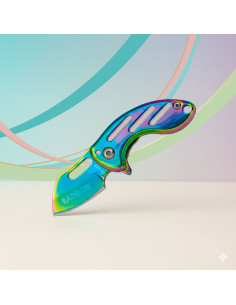 Mini navaja Albainox modelo Rainbow, pico loro (8,8 cm.)