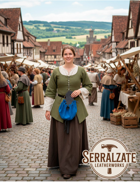 Mittelalterliche Limosnertasche aus...