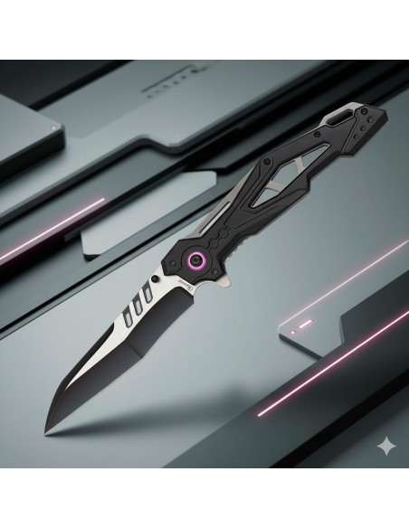 Albainox-Taktikmesser mit gebürstetem...