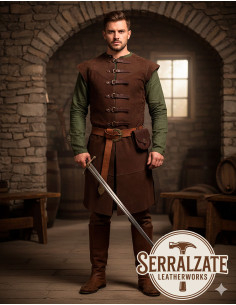 Túnica medieval Baldomero - Marrón 2