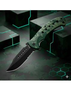 Navaja táctica Albainox Camo pixel (21,3 cm.)