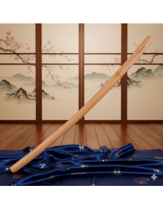 Shirasaya decorativa, hoja acero acabado satinado (100 cm.) 2