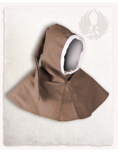 Mittelalterlicher Kinder-Gugel, braun