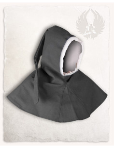Gugel medieval para niños, color negro