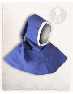 Gugel medieval para niños, color azul