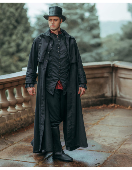 Medieval frakke model Kondor, sort