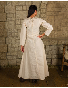 Middeleeuwse binnen tuniek model Marita, natuurlijke kleur 2