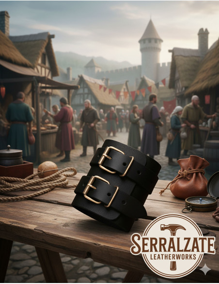 Aanpasbare middeleeuwse herenarmband...