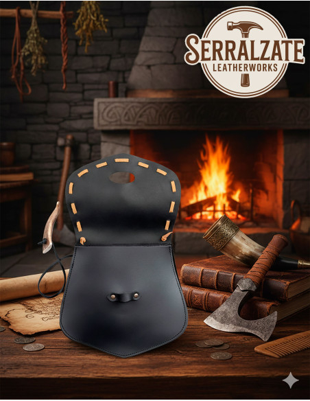 Bolso vikingo cuerno de Gjallarhorn... Bolso vikingo cuerno de Gjallarhorn...