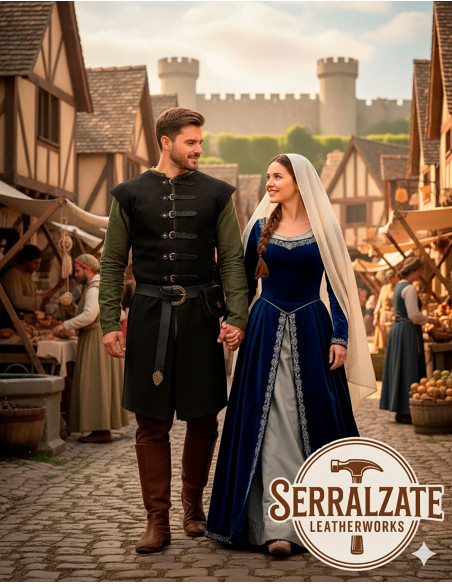 Midievaltunika Baldomero - Sort Midievaltunika Baldomero - Sort