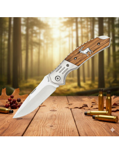 Jagdmesser Albainox Modell Hirsch, Klinge 8,5 cm.