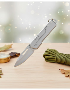 Albainox Schlüsselanhängermesser mit 4 cm durchbrochener...