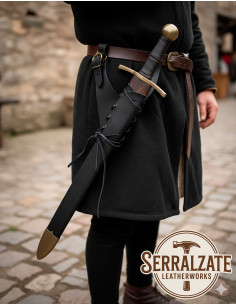 Tahalí porta espadas Badulf ajustable - Negro 2