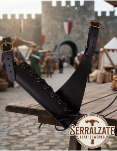 Tahalí porta espadas Badulf ajustable - Negro